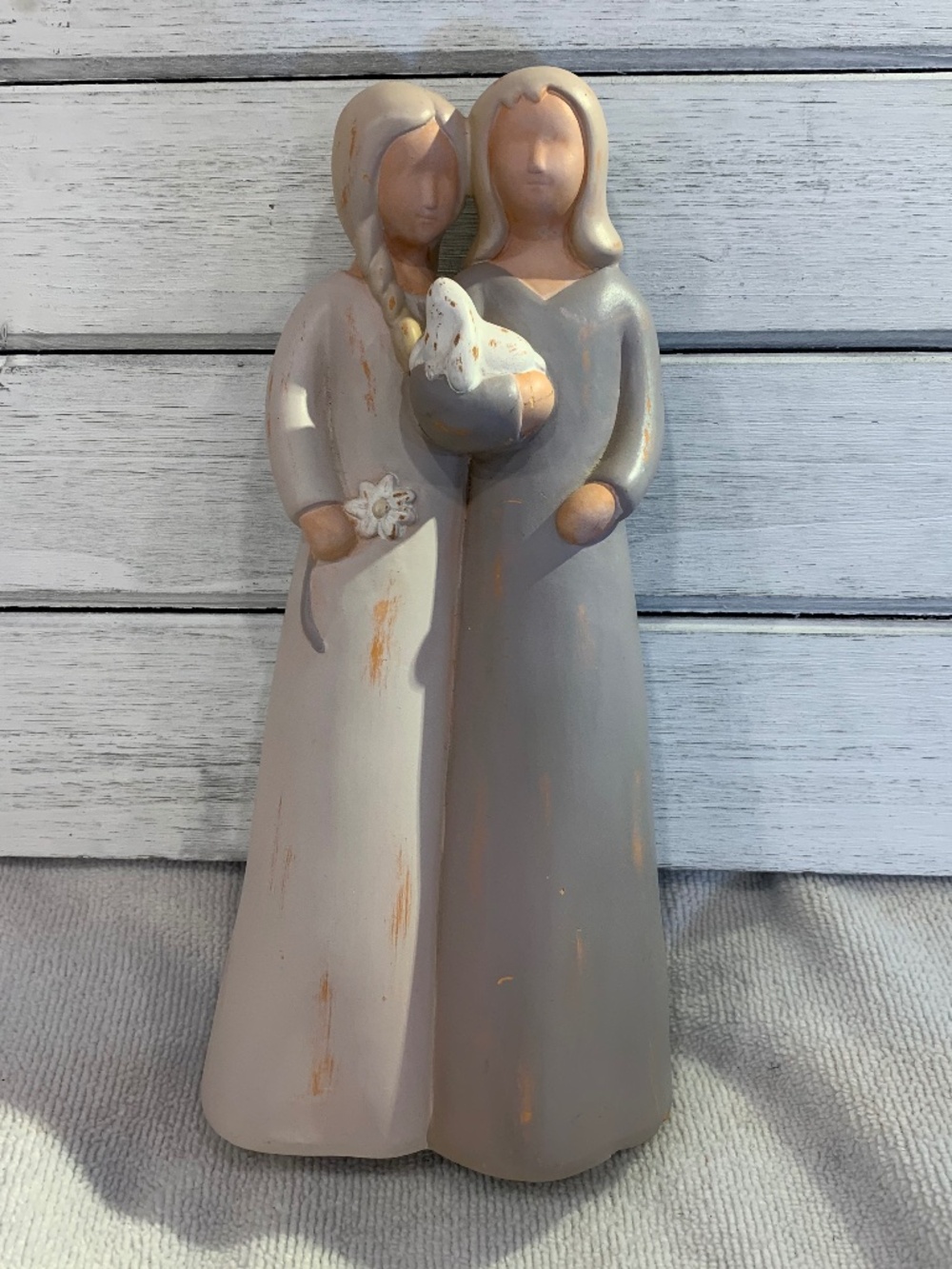 Gentle Souls Friendship Figurine 2002 MindSpring Studio 80056 Sentimental Gift